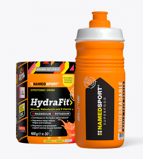 NAMED SPORT HYDRAFIT DRINK IPOTONICO 400g CON BORRACCIA