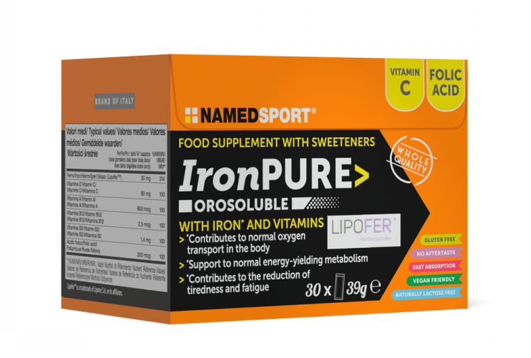 NAMED SPORT IRONPURE OROSOLUBILE 30 BUSTE OROSOLUBILI