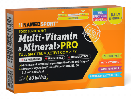 NAMED SPORT MULTI VITAMIN MINERAL PRO 30 COMPRESSE