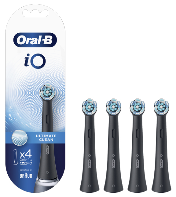 ORAL B IO ULTIMATE CLEAN TESTINA DI RICAMBIO 4 TESTINE NERE