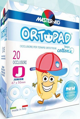 ORTOPAD COTTON BOYS MEDIUM 20 PEZZI