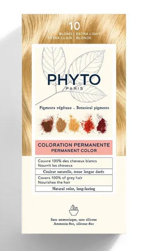 PHYTOCOLOR HAIR COLOR COLORAZIONE PERMANENTE 10 BIONDO CHIARISSIMO EXTRA