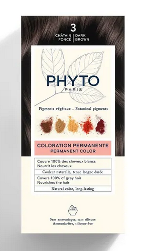 PHYTOCOLOR HAIR COLOR COLORAZIONE PERMANENTE 3 CASTANO SCURO