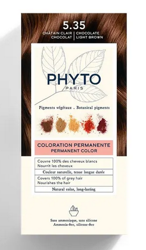 PHYTOCOLOR HAIR COLOR COLORAZIONE PERMANENTE 5.35 CASTANO CHIARO CIOCCOLATO