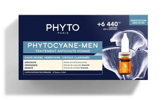 PHYTOCYANE MEN TRATTAMENTO ANTI CADUTA UOMO 12 FIALE