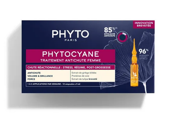 PHYTOCYANE TRATTAMENTO ANTI CADUTA DONNA CADUTA TEMPORANEA 12 FIALE