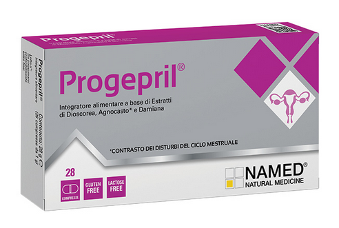 PROGEPRIL INTEGRATORE ALIMENTARE DIOSCOREA AGNOCASTO DAMIANA 28 COMPRESSE