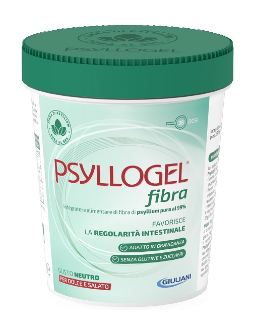 PSYLLOGEL FIBRA INTEGRATORE ALIMENTARE PER REGOLARITA’ INTESTINALE GUSTO NEUTRO VASO 170g