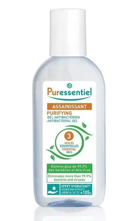 PURESSENTIEL GEL DISINFETTANTE MANI 3 OLI ESSENZIALI 80ml