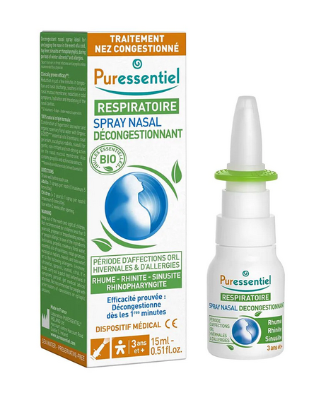 PURESSENTIEL SPRAY NASALE DECONGESTIONANTE BIO 15ml