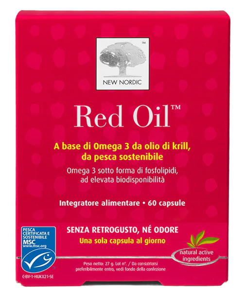 RED OIL INTEGRATORE ALIMENTARE DI OMEGA 3 60 CAPSULE