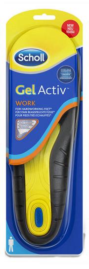 SCHOLL GEL ACTIV SOLETTE PER PIEDI CHE LAVORANO UOMO