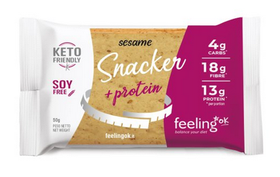 SNACKER +PROTEIN SESAME GUSTO SESAMO 50g