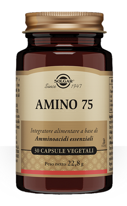 SOLGAR AMINO 75 AMINOACIDI IN FORMA LIBERA 30 CAPSULE VEGETALI