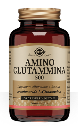 SOLGAR AMINO GLUTAMMINA 500 50 CAPSULE VEGETALI