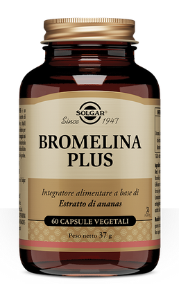 SOLGAR BROMELINA PLUS 60 CAPSULE VEGETALI