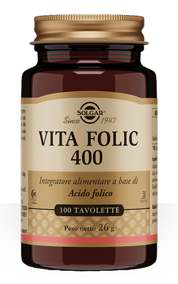 SOLGAR VITA FOLIC 400 100 TAVOLETTE