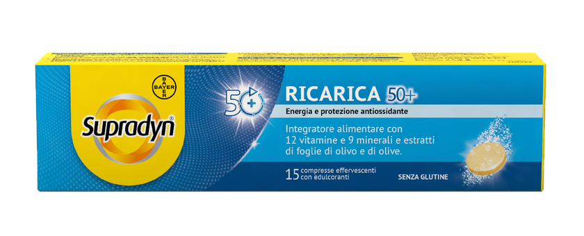 SUPRADYN RICARICA 50+ 15 COMPRESSE EFFERVESCENTI