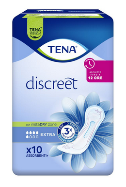 TENA DISCREET EXTRA ASSORBENTE 10 PEZZI