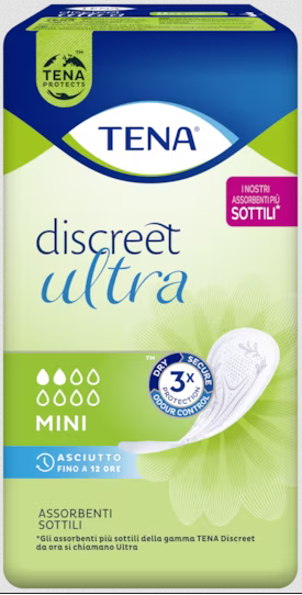 TENA DISCREET MINI ASSORBENTI 20 PEZZI