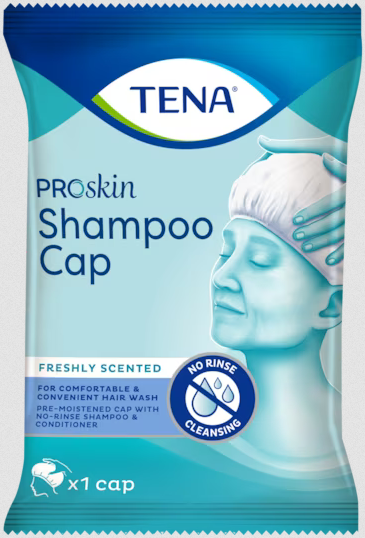 TENA PROSKIN SHAMPOO CAP CUFFIA UMIDIFICATA