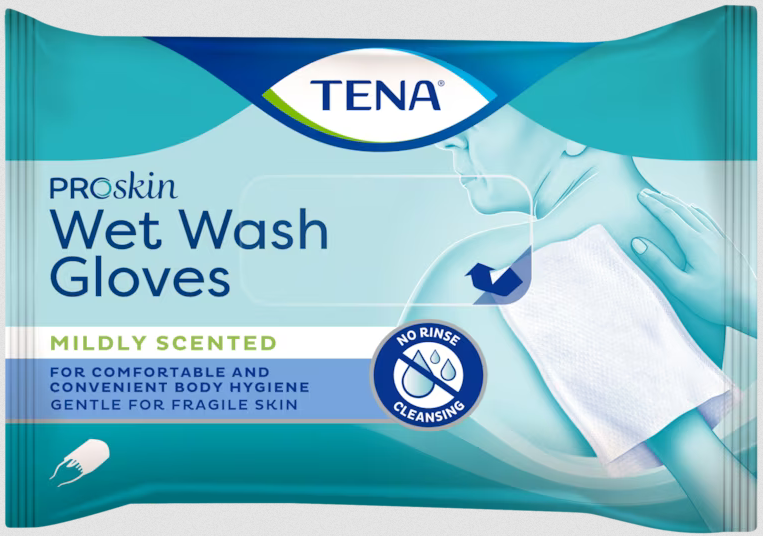 TENA PROSKIN WET WASH GLOVE MANOPOLA UMIDIFICATA 8 PEZZI