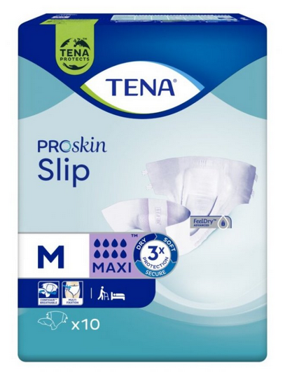 TENA SLIP MAXI PANNOLINO A MUTANDINA TAGLIA M 10 PEZZI