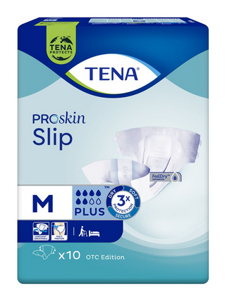 TENA SLIP PLUS PANNOLINO A MUTANDINA TAGLIA M 10 PEZZI