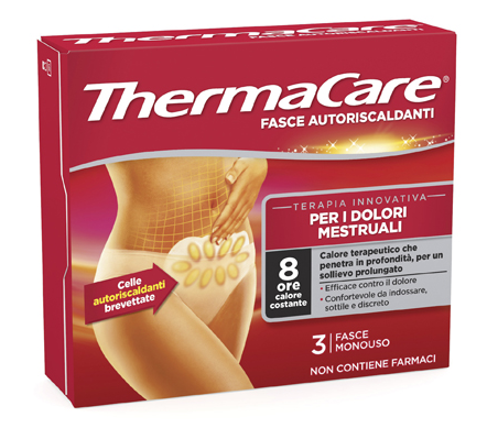 THERMACARE FASCE AUTORISCALDANTI DOLORI MESTRUALI 3 PEZZI