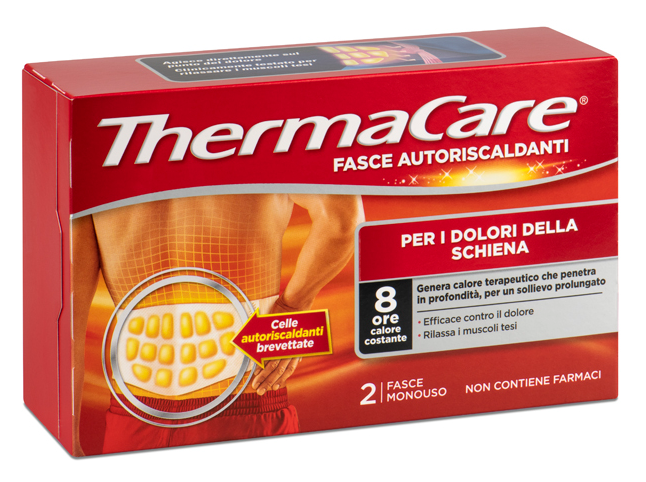 THERMACARE FASCE AUTORISCALDANTI SCHIENA 2 FASCE