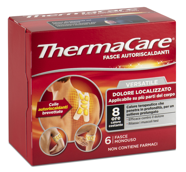 THERMACARE FASCE AUTORISCALDANTI VERSATILE 6 FASCE