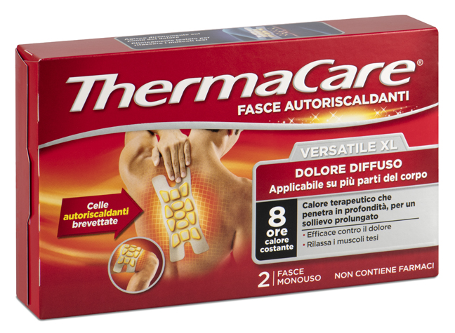 THERMACARE FASCE AUTORISCALDANTI VERSATILE XL 2 FASCE