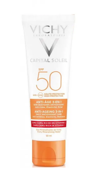 VICHY CAPITAL SOLEIL ANTI ETA 3 IN 1 SPF50