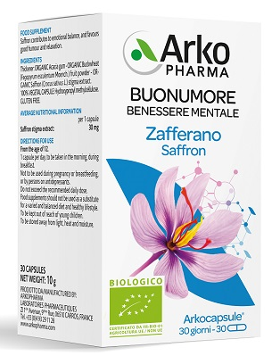 ZAFFERANO ARKOPHARMA BUONUMORE BENESSERE MENTALE 30 CAPSULE