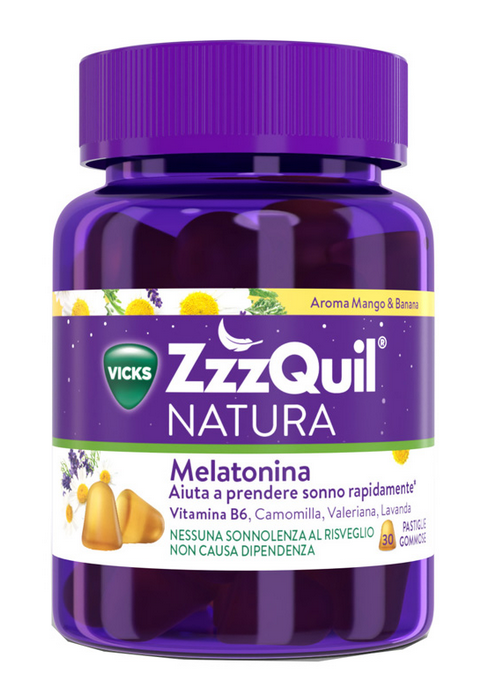 ZZZQUIL NATURA 30 PASTIGLIE GOMMOSE GUSTO MANGO E BANANA