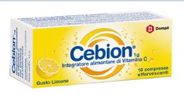 CEBION VITAMINA C 10 COMPRESSE EFERVESCENTI GUSTO LIMONE