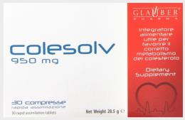 COLESOLV Favorisce il corretto metabolismo 30 compresse