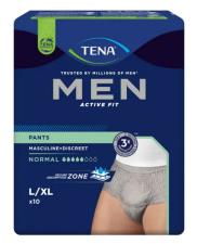 TENA MEN ACTIVE FIT PANTS NORMAL SLIP ASSORBENTI TAGLIA L XL 8 PEZZI